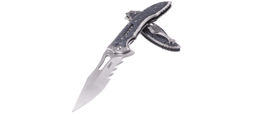 Складной нож CRKT Fossil™ BLACK WITH VEFF SERRATIONS™ фото 8