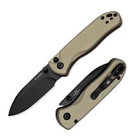 Складной нож Kizer Drop Bear 2 Drop Point black сталь Nitro-V