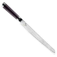 Кухонный нож для хлеба Seki Magoroku Damascus 240мм